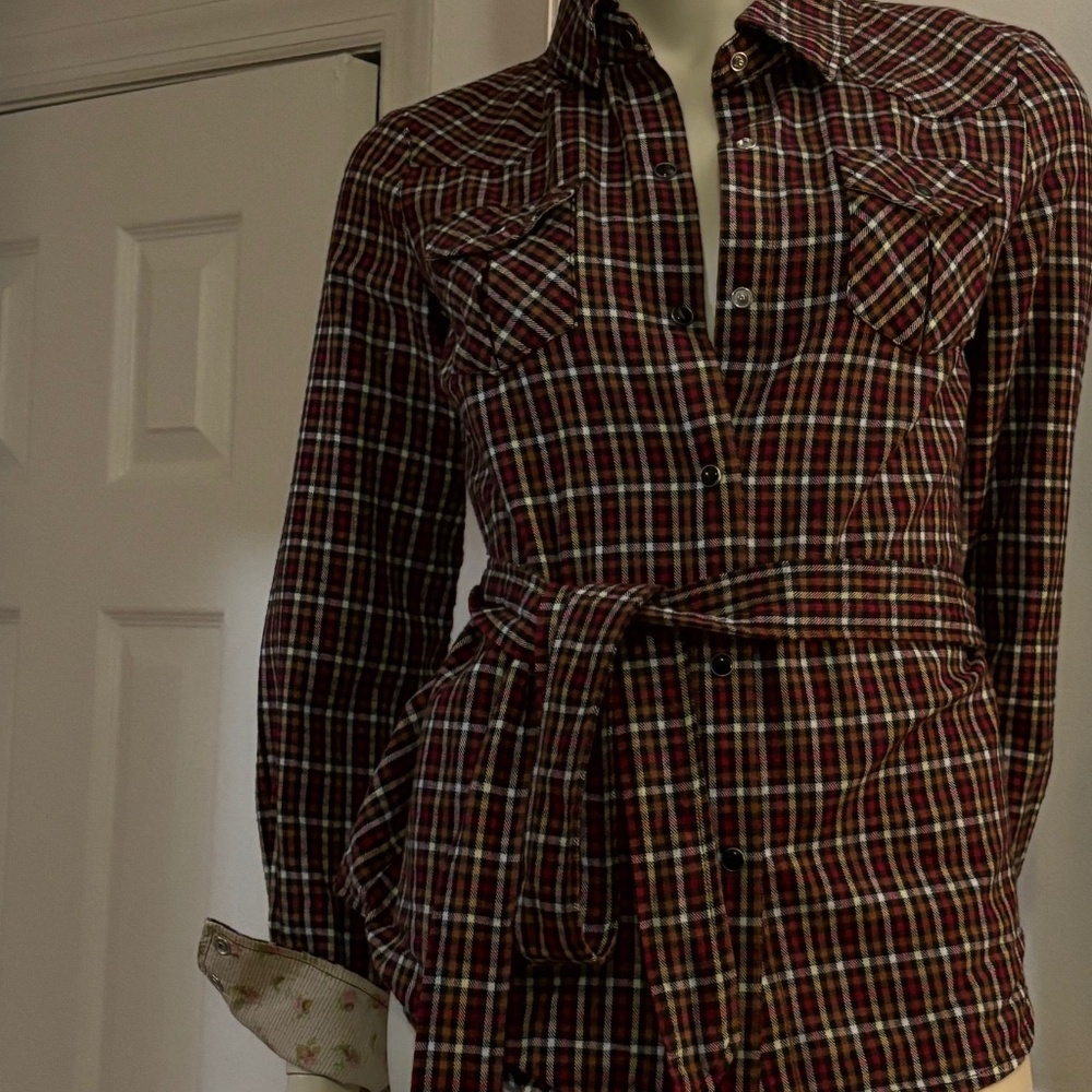 Sassy belted blouse